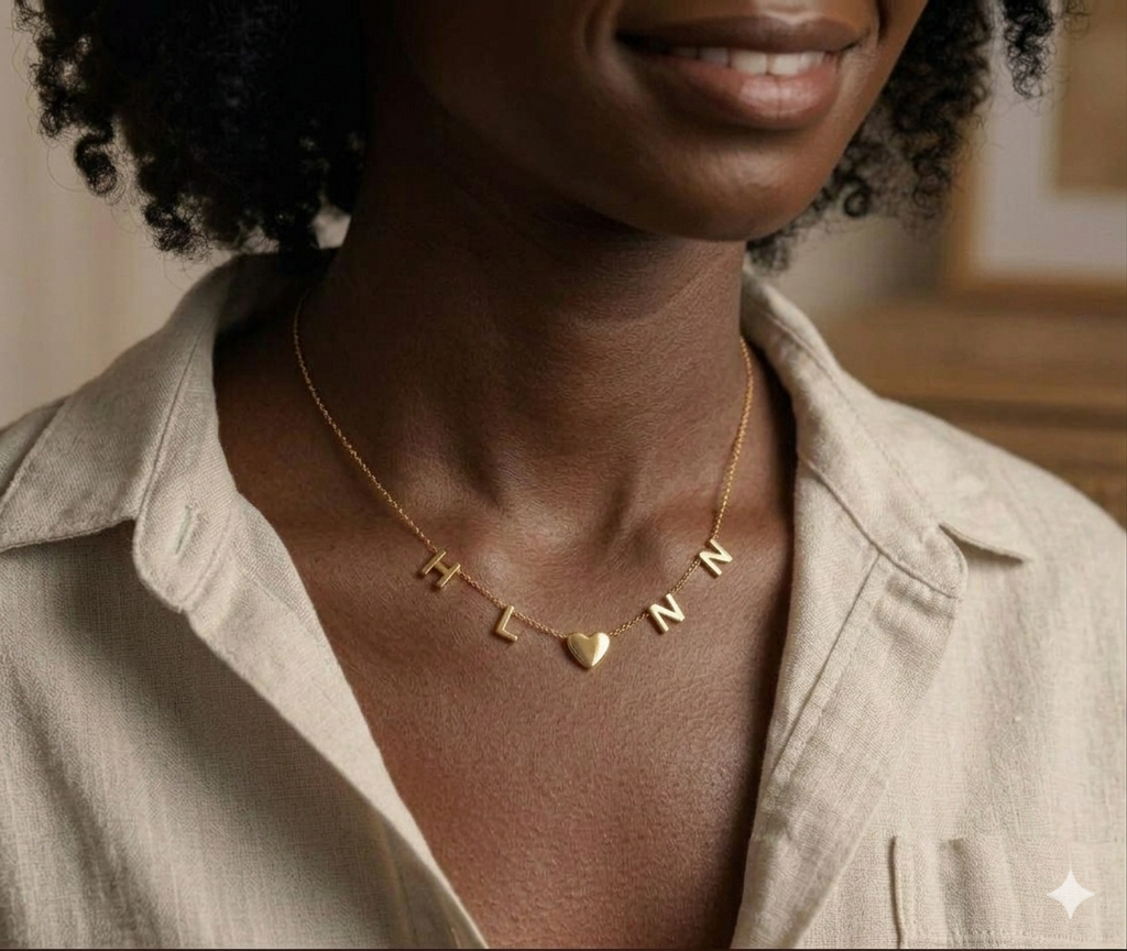 Personalized Initial Letter Necklace