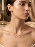 Timeless Bond/ 2 custom name/ women necklace